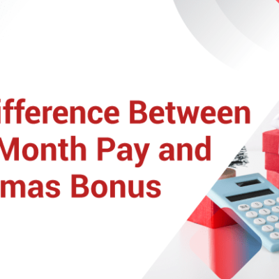 The Difference of 13-month Pay and Christmas Bonus