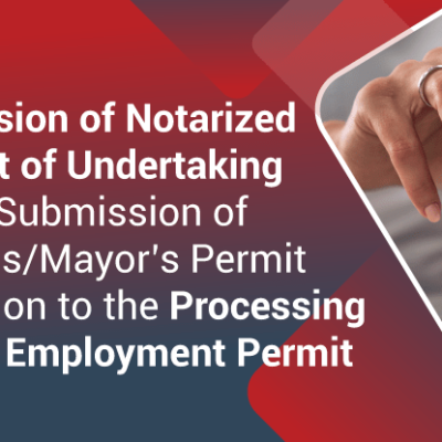Submission of Business/Mayor’s Permit to Process AEP