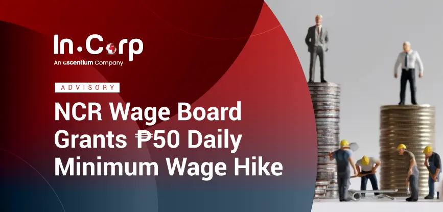 Daily Minimum Wage Increase Approved for NCR