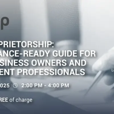 Sole Proprietorship: A Compliance-Ready Guide for Small Business Owners and Independent Professionals